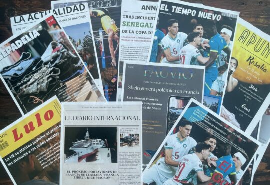 Participation des 3LCE espagnol au concours « Faites la Une » proposé durant la semaine de la presse et des médias.
